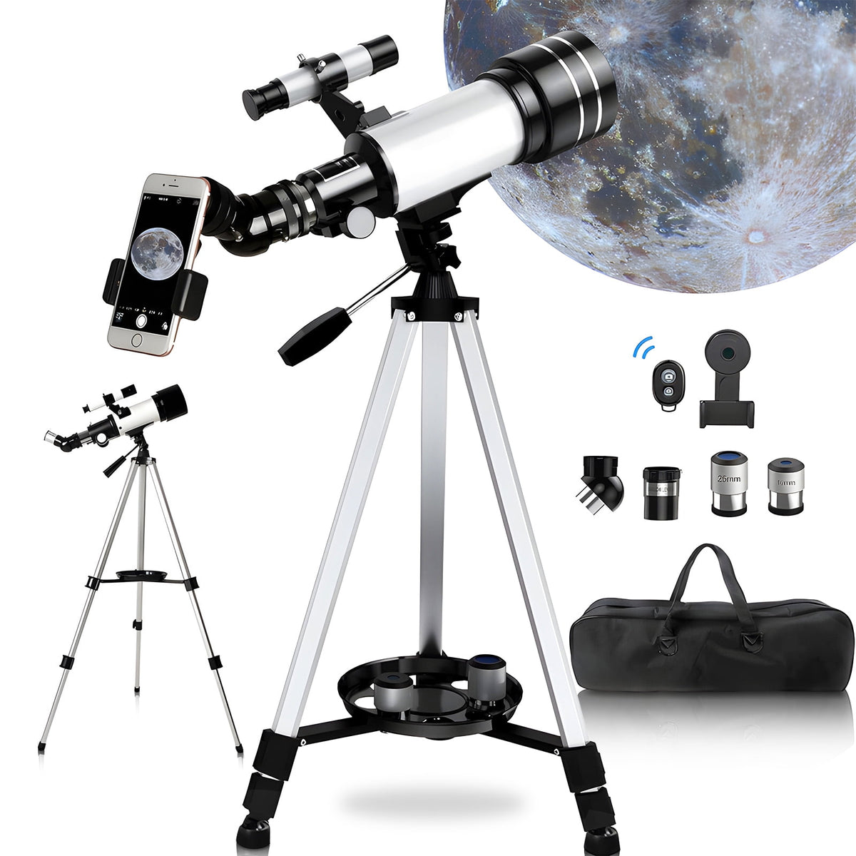 Givimo Telescope for Adults Astronomy, 40070 Refractor Telescope