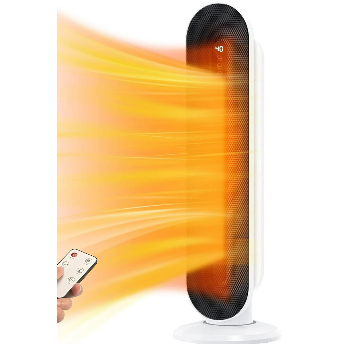 SUGIFT 1500W Electric Ceramic Tower Space Heater with Remote, K11D9, W SUGIFT 1500W Electric Ceramic Tower Space Heater with Remote, K11D9, W