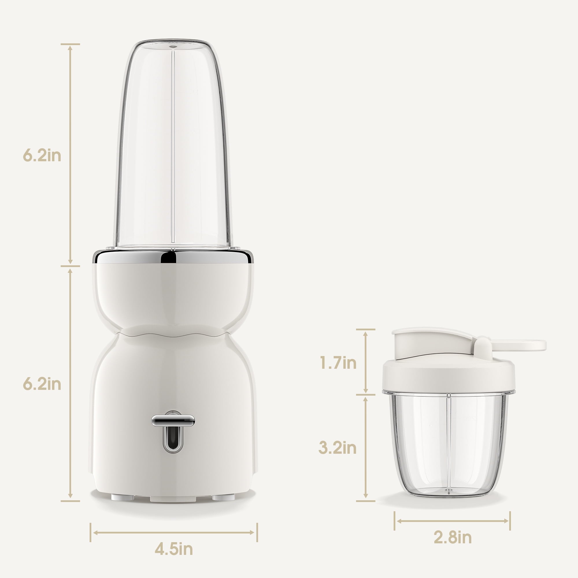 SUGIFT 400W Multipurpose Blender for Smoothies Personal Blenders with 14oz No-BPA Portable Bottle for Kitchen Cream