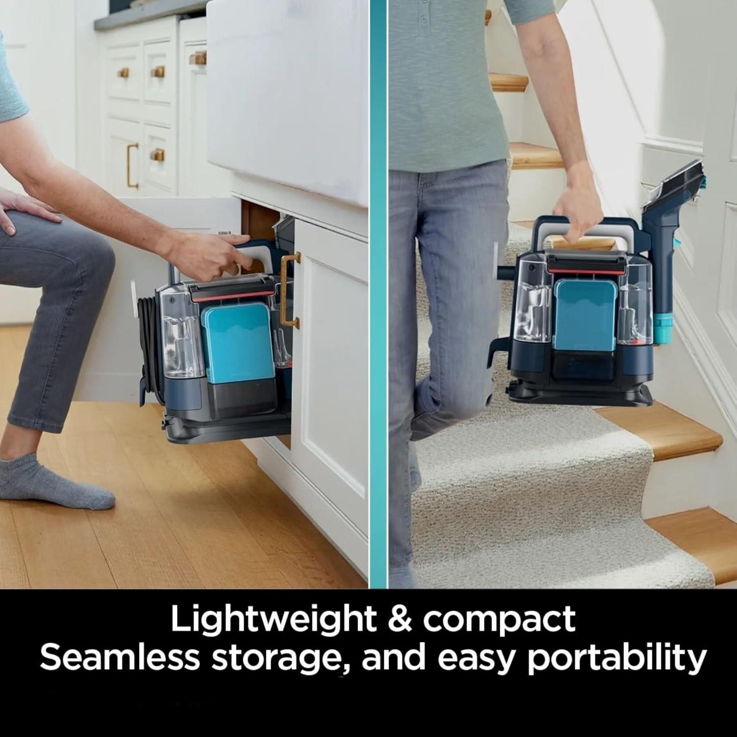 SUGIFT Deluxe Portable Carpet Cleaner and Car/Auto Detailer, 3353, Gray/Blue