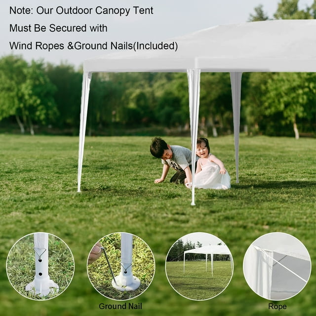 outside canopy tents SUGIFT Party Tent 10inx20in, Canopy Outdoor Tents for Wedding, Camping