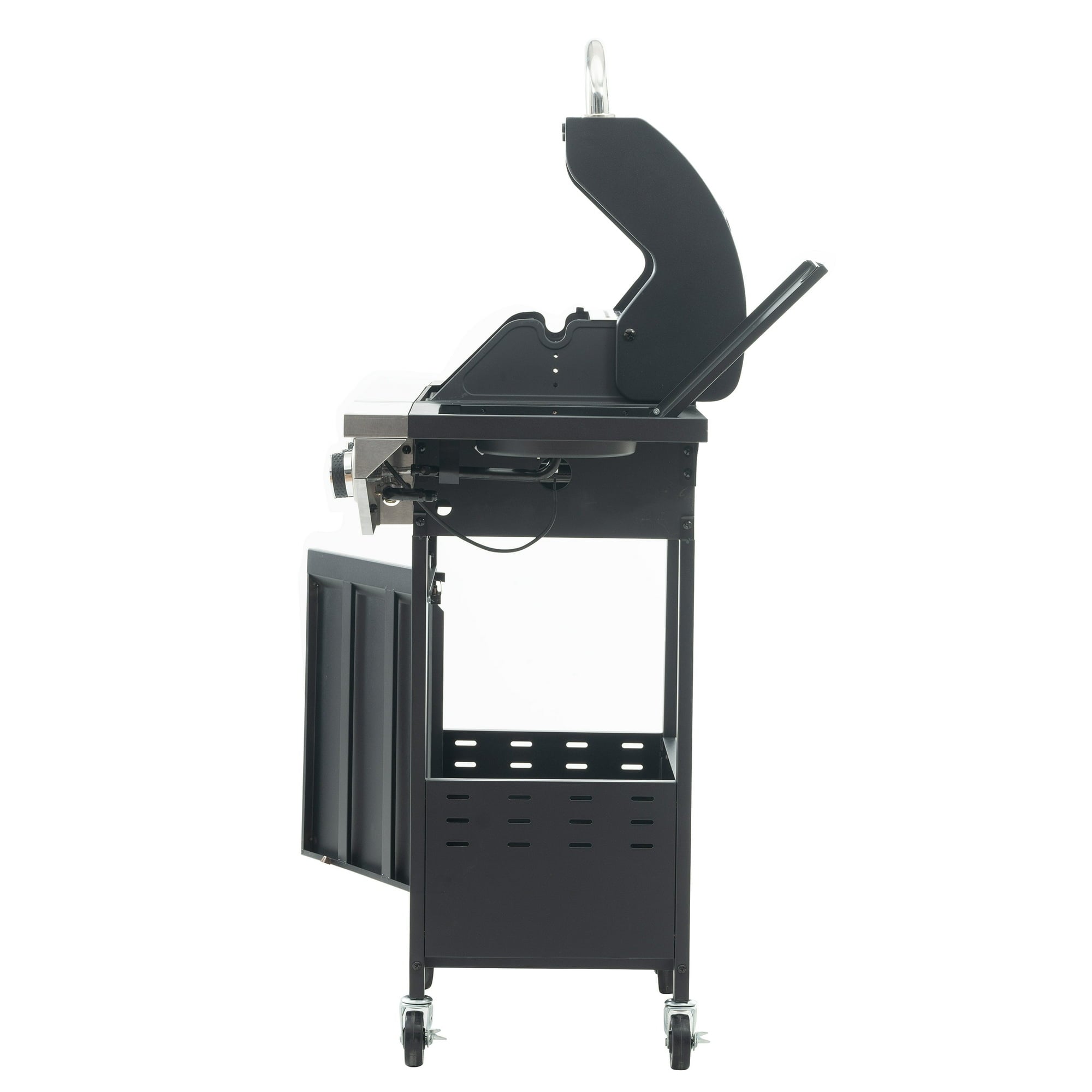 SUGIFT Propane Grill 3 Burner Barbecue Grill Stainless Steel Gas Grill with Side Burner