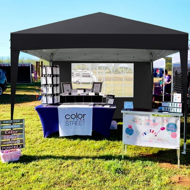Canopy 10x10 Waterproof Pop up Canopy Tent with 4 Sidewalls Instant O SUGIFT