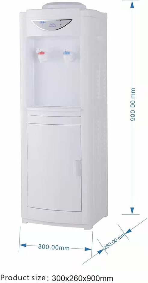 SUGIFT Top Loading Water Dispenser 5 Gallons Water Coolers with Child Safety Lock, White