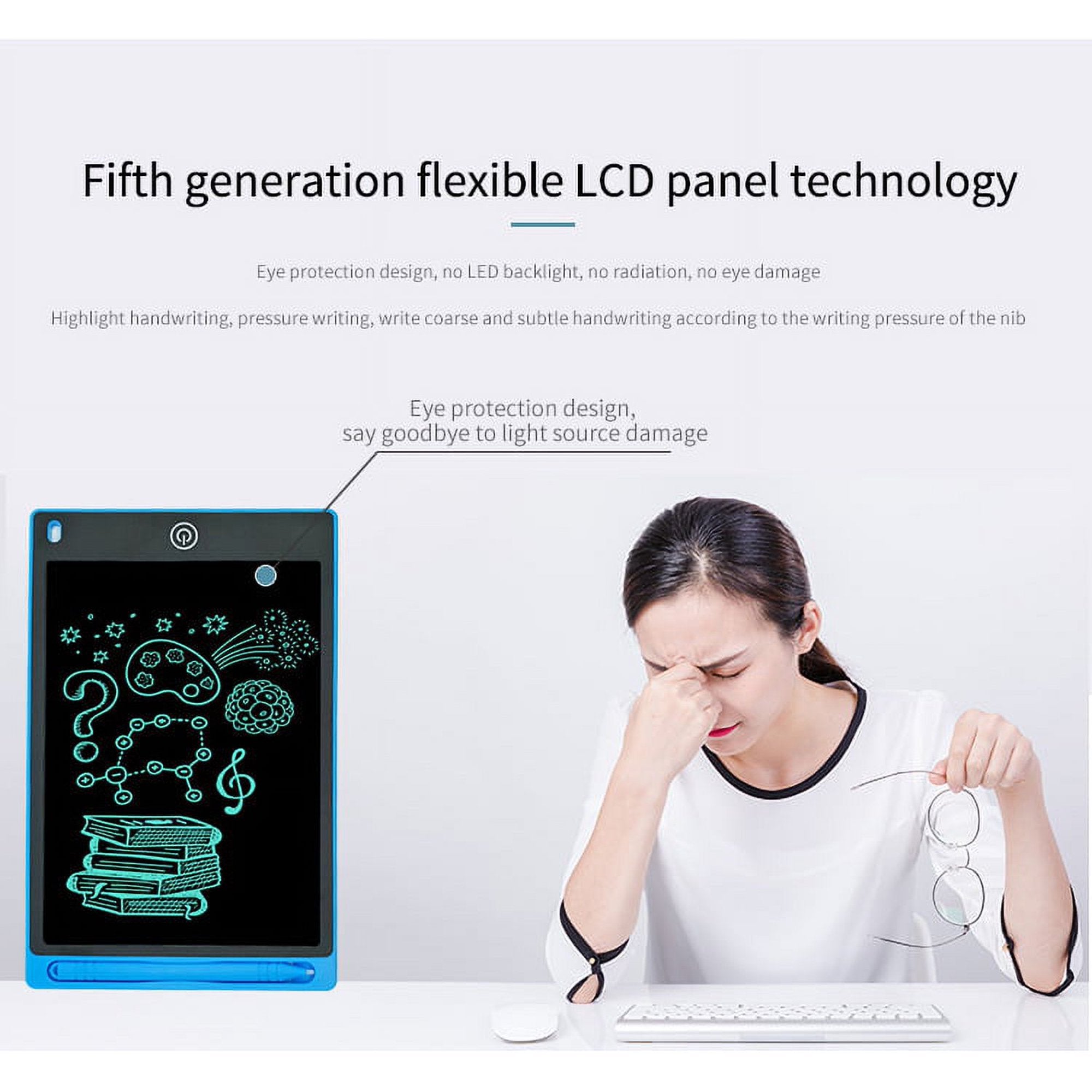 SUGIFT LCD Writing Tablet 10 Inch Drawing Pad Electronic Graphics Tablet Led Writing Tablet Kids Doodle Board Gifts for Kids and Adults Pink