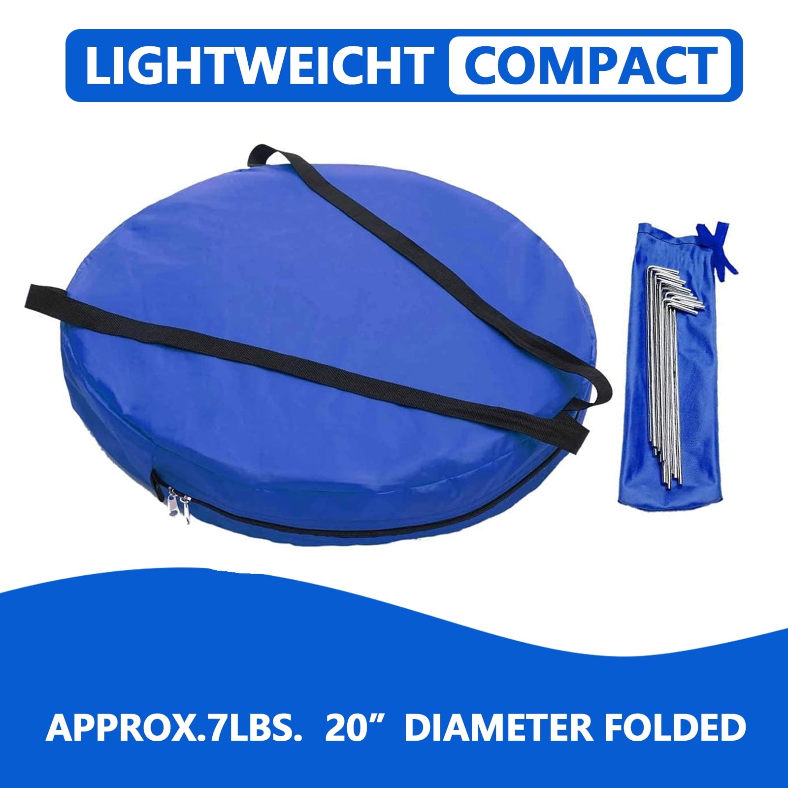 SUGIFT 1 Person Weather Pod Portable Pop Up Tent for Sports Event, Blue