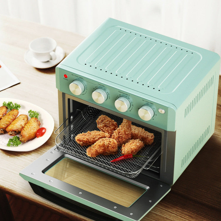 SUGIFT 19 Qt Dehydrate Convection Air Fryer Toaster Oven with 5 Accessories