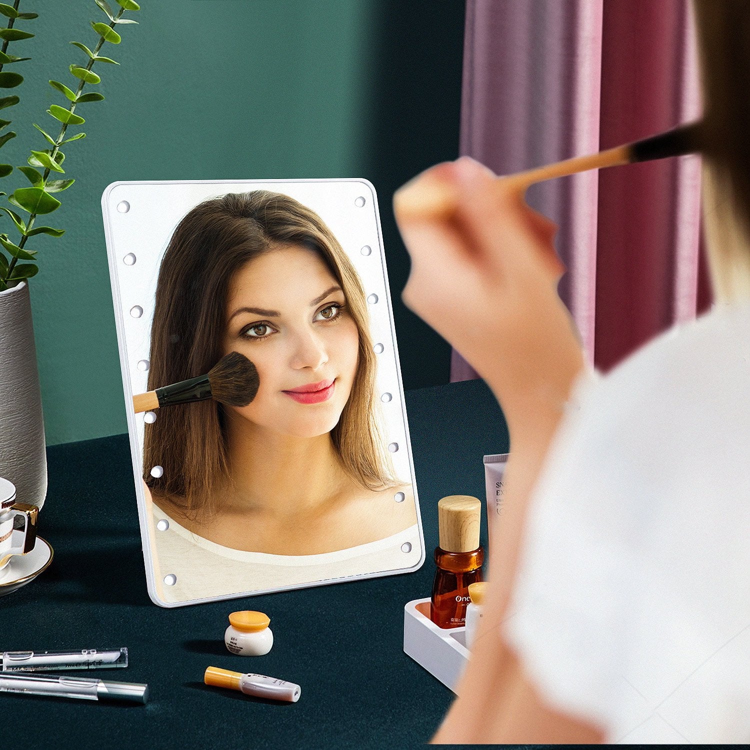 Vebreda Makeup Mirror with Lights LED Vanity Mirror White