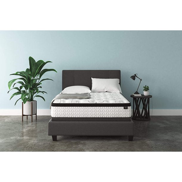 SUGIFT 12 Inch Plush Hybrid Mattress, Queen