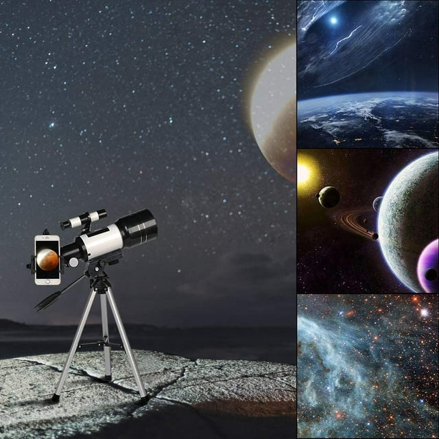SUGIFT Telescope for Kids and Beginners, 70mm Aperture 300mm Astronomical Refractor Telescope