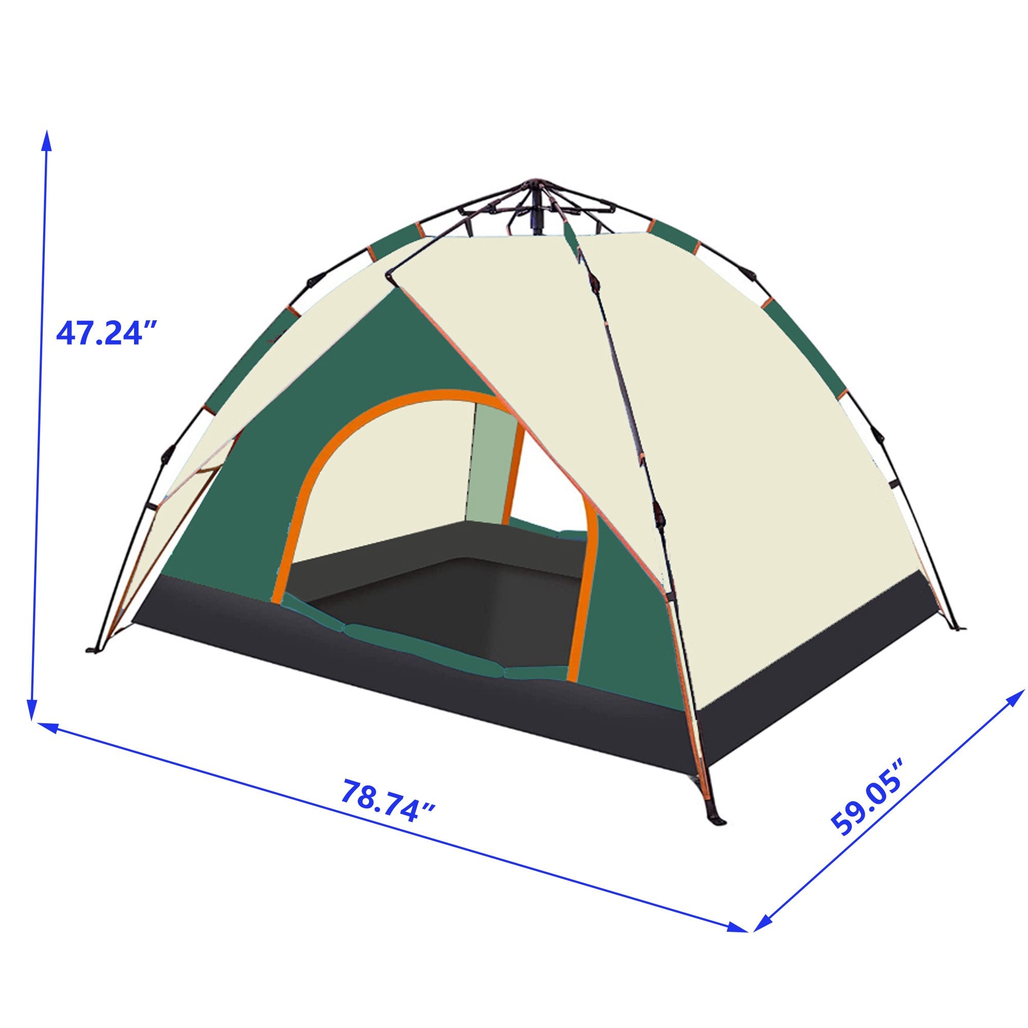 SUGIFT quick-opening Outdoor Tent, Waterproof and UV Resistant tent, suitable for 2~3 people camping