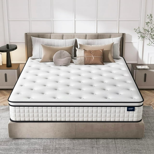 SUGIFT 12in Comfort Innerspring Mattress, Queen