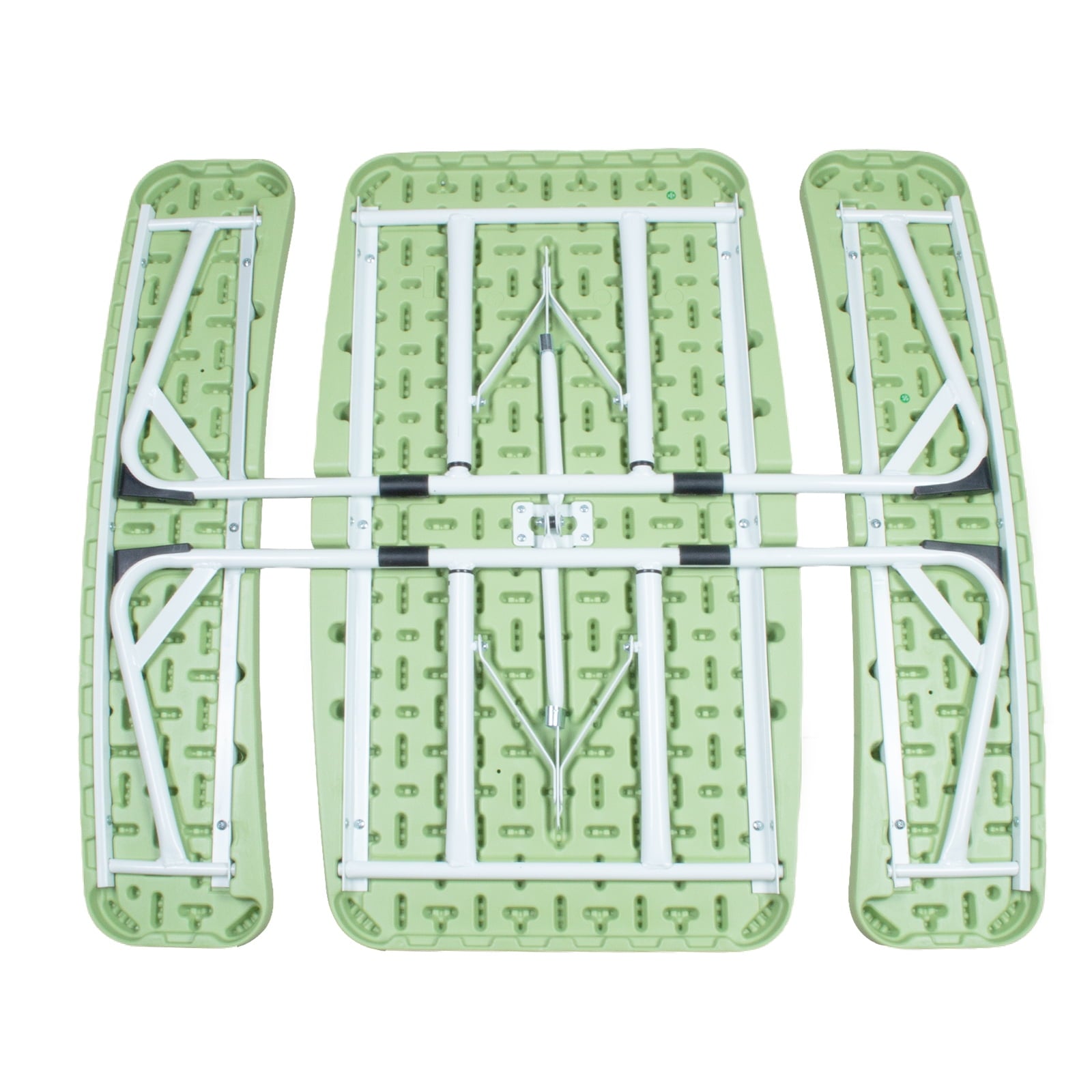 SUGIFT Kids Picnic Table Set Green