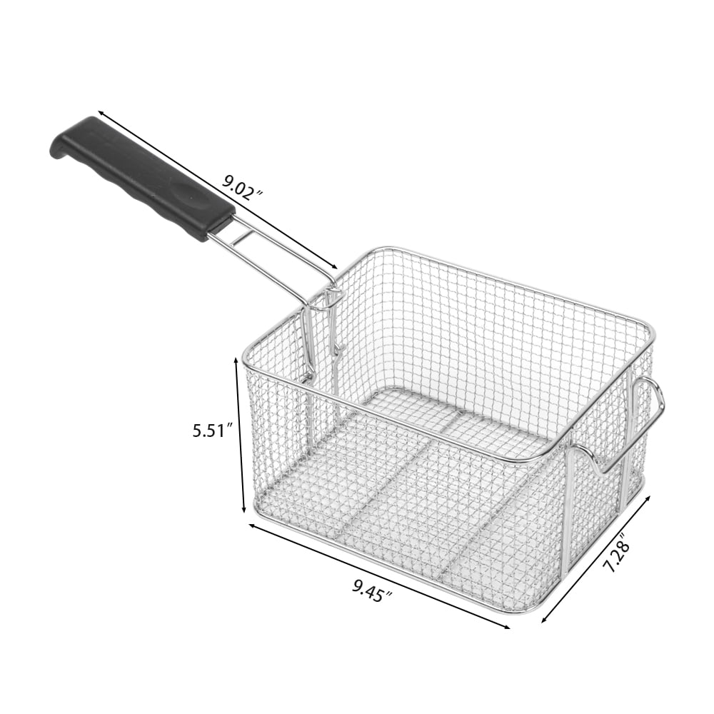 SUGIFT 16.9QT Stainless Steel Faucet Double Tank Deep Fryer 3400W MAX
