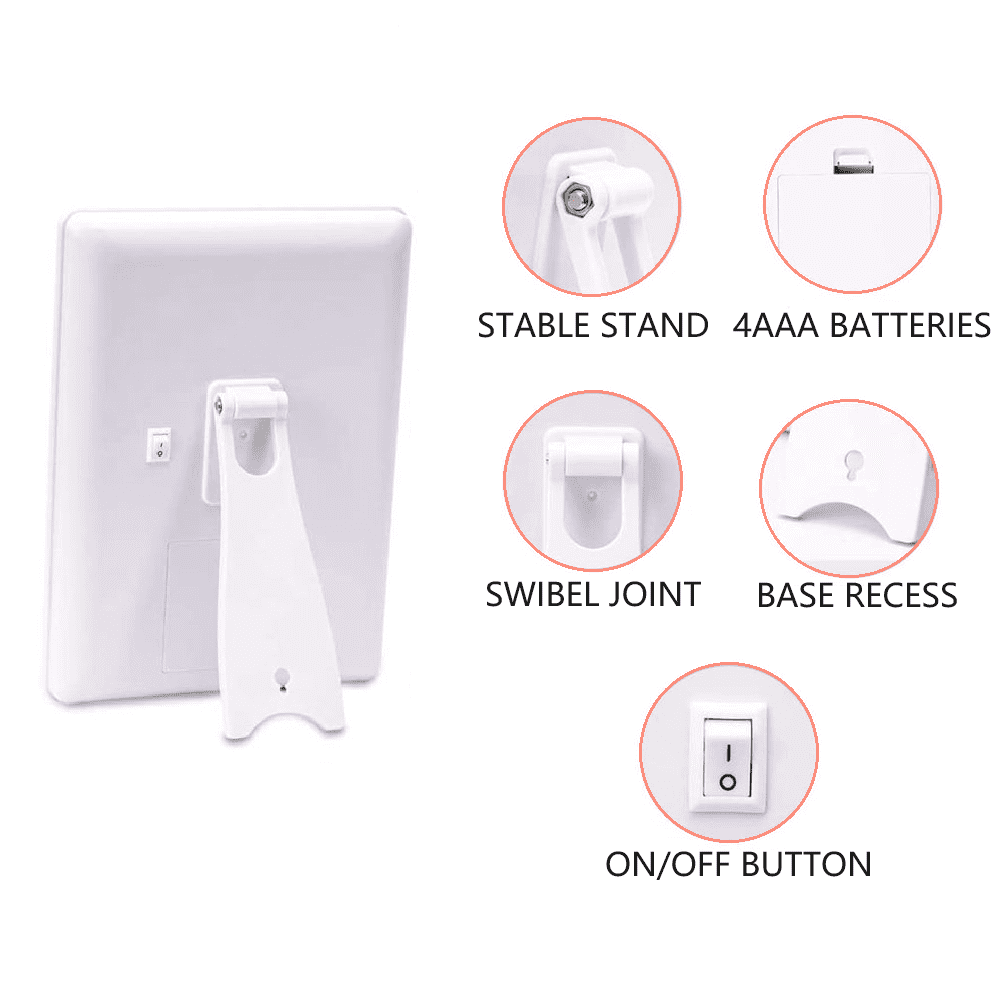 Vebreda Makeup Mirror with Lights LED Vanity Mirror White