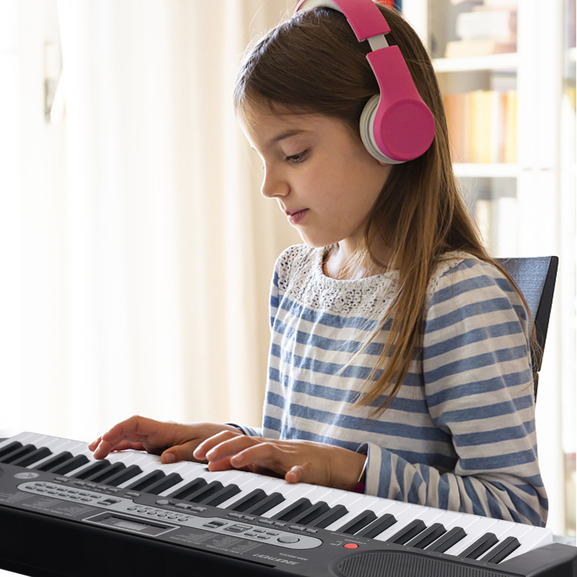 YouYeap 61 Key Piano Keyboard Portable Electric Keyboard with Microphone