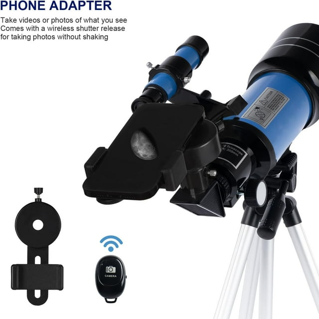 SUGIFT Telescope for Kids& Beginners 70mm Aperture 300mm Astronomical Refractor Telescope