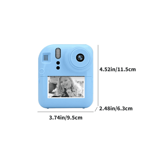 SUGIFT Kids Camera Instant Print Camera for Kids Digital Video Cameras for Toddler Girls Toys Age 6-12 Blue