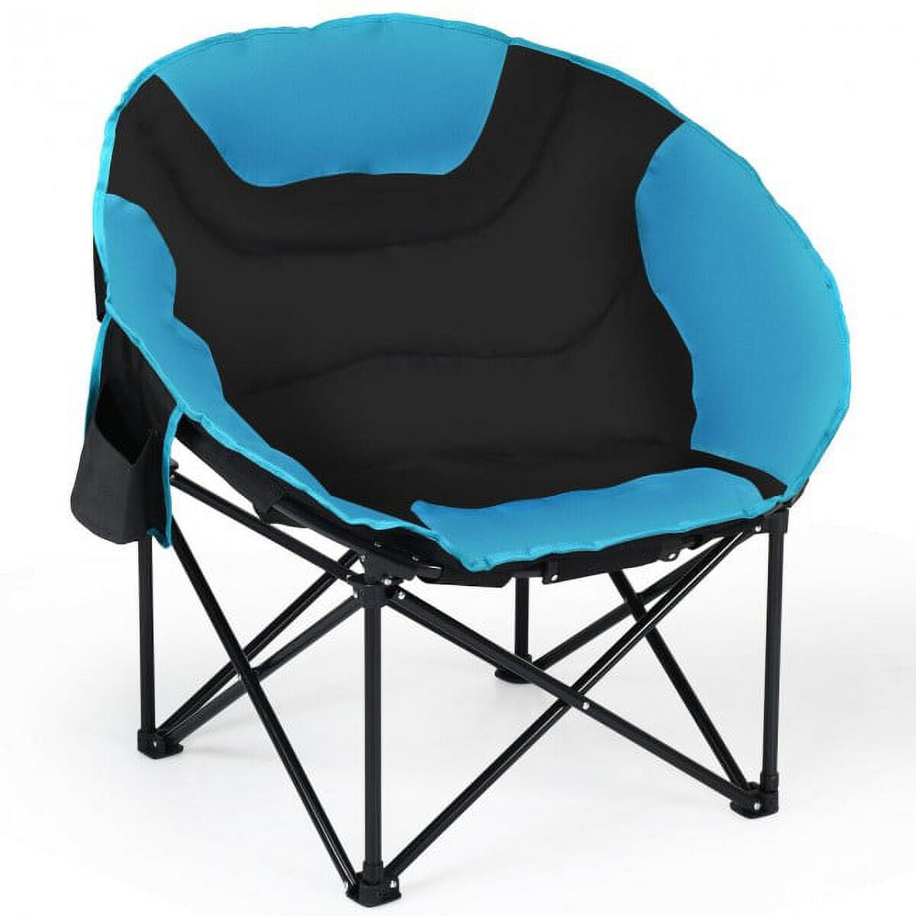 SUGIFT Folding Chair Steel Camping Chair Folding Padded Seat