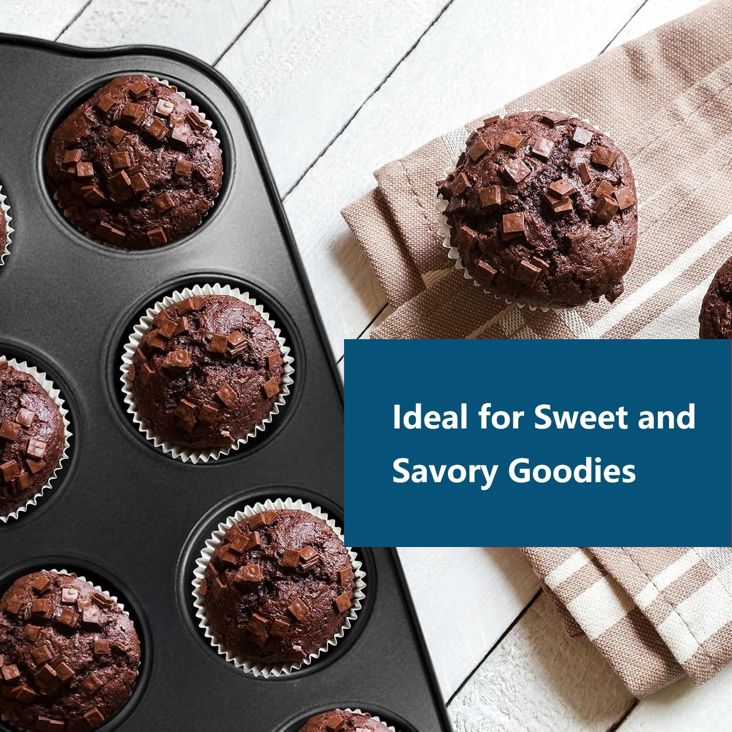 SUGIFT Nonstick Bakeware Set Baking Pan Tray Set Baking Sheet Carbon Steel Cookie Sheets