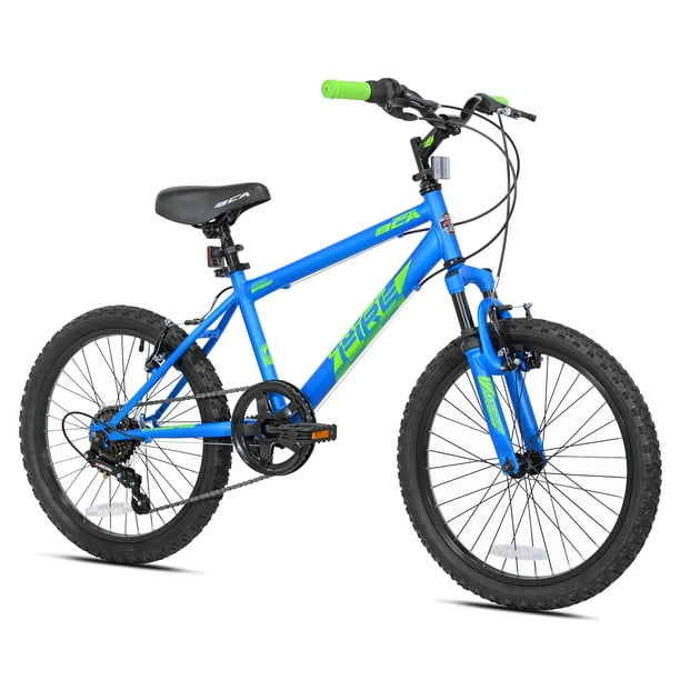 SUGIFT 20inch Crossfire 6-Speed Boys Mountain Bike, Blue/Green