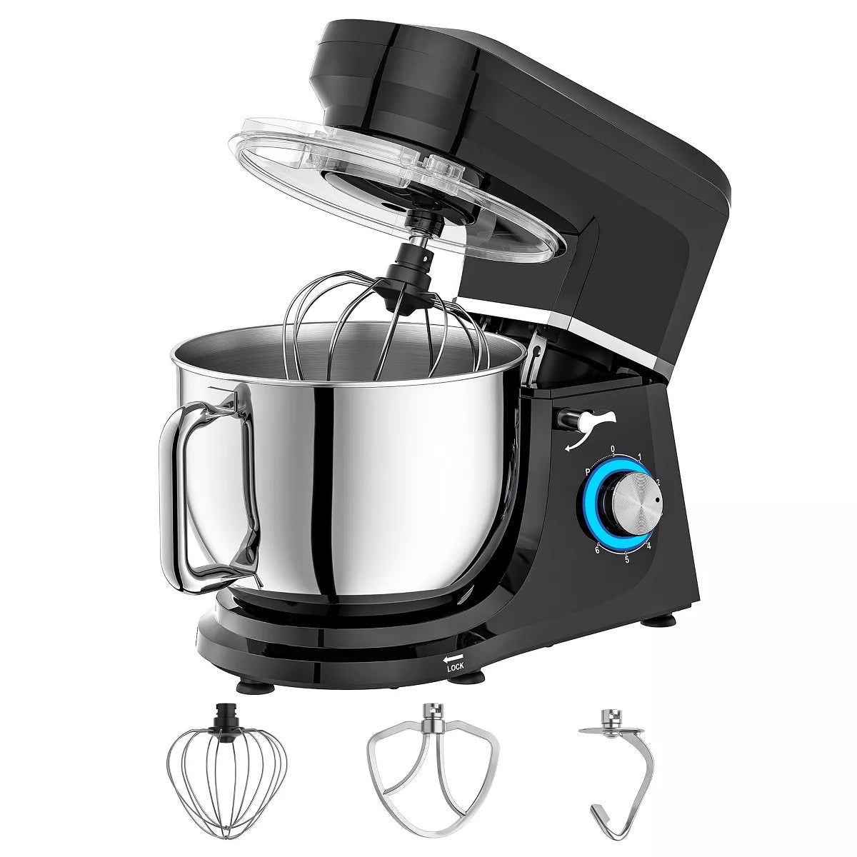SUGIFT Stand Mixer 7.5QT Tilt-Head Kitchen Mixer with Attachments