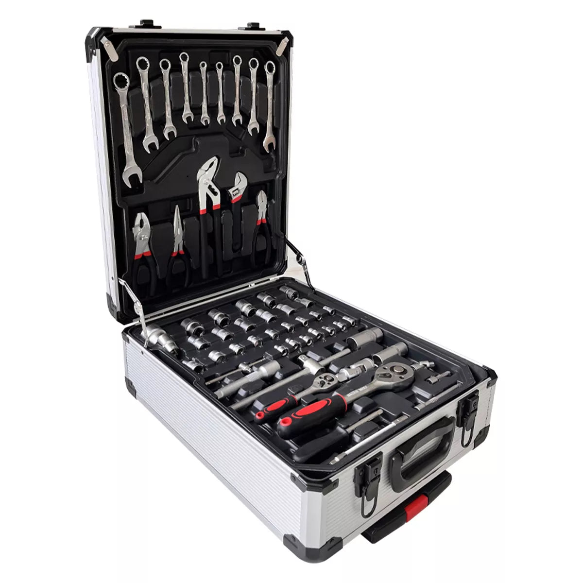 SUGIFT 399-Piece Home Repair Tool Set, Non Powered Hand Tool Set with Carrying Case and Wheels