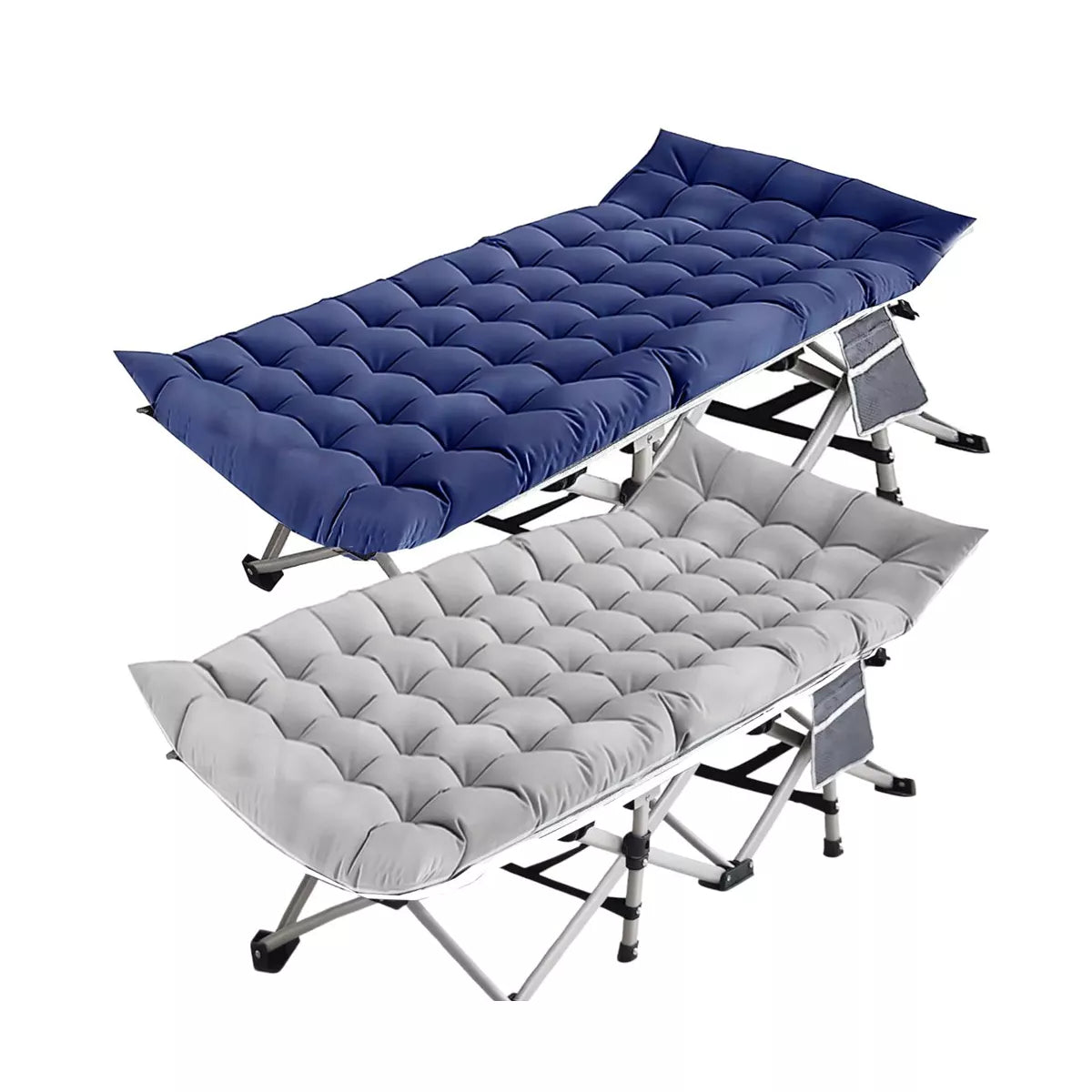 SUGIFT 2 Pack Camping Cot for Adults with Carry Bag and Pad