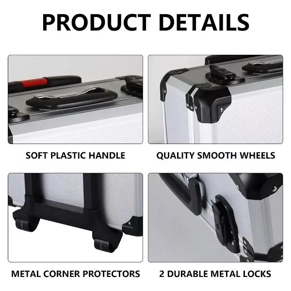 SUGIFT 399-Piece Home Tool Set with Rolling Toolbox