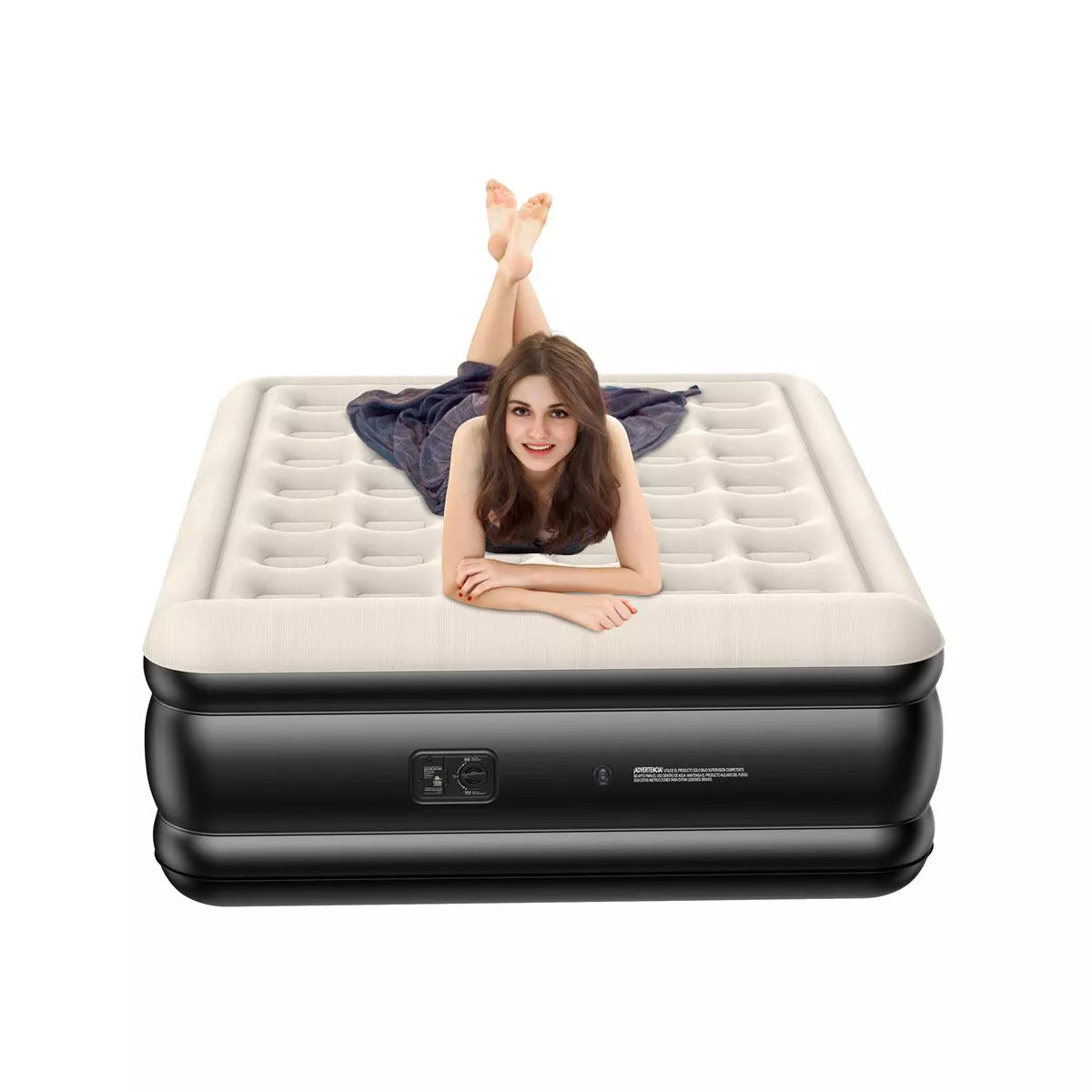SUGIFT 18in Queen Air Mattress with Built-in Pump