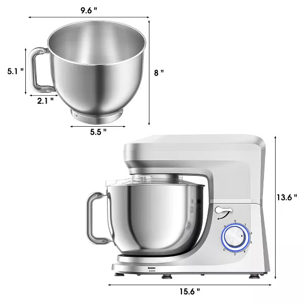 SUGIFT Stand Mixer 7.5QT Tilt Head Kitchen Mixer with Attachments