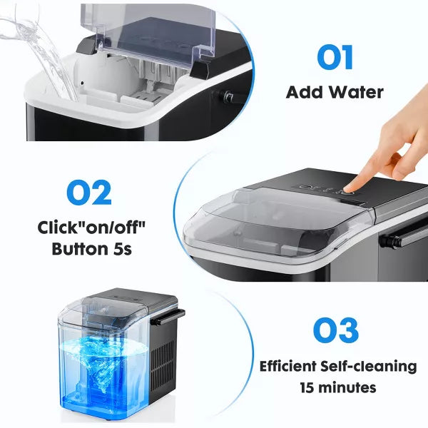 SUGIFT Ice Maker Countertop Ice Machine