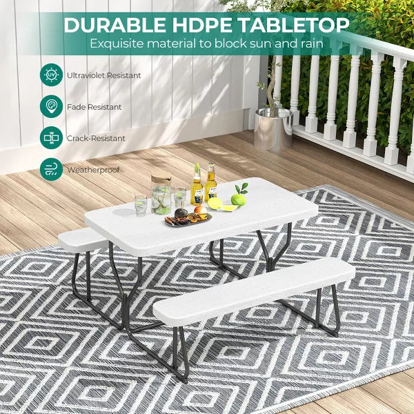 SUGIFT 4.5FT Picnic Table Set