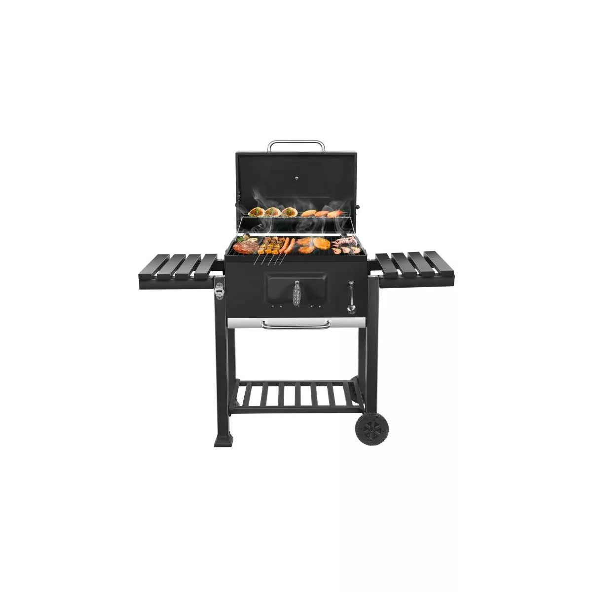 SUGIFT 24-inch Charcoal Grill, Black