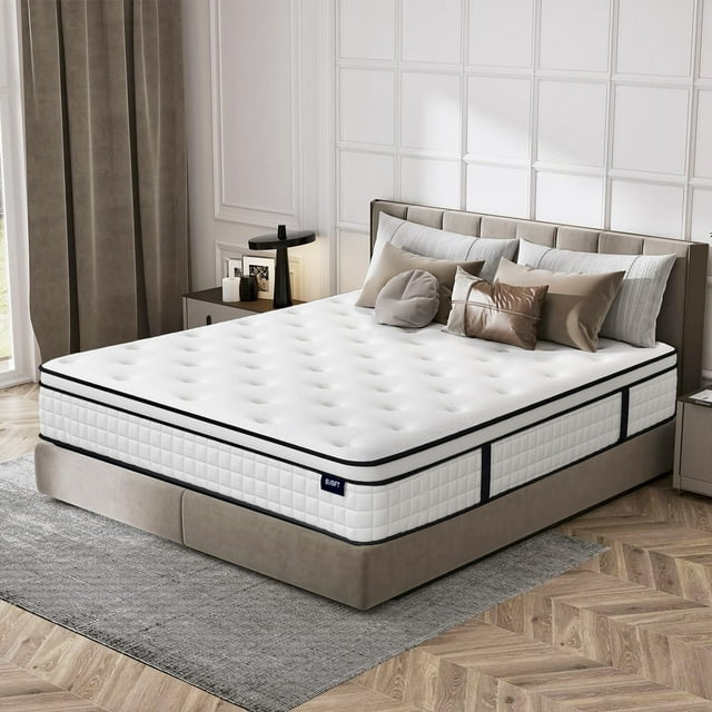 SUGIFT 12in Comfort Innerspring Mattress, King