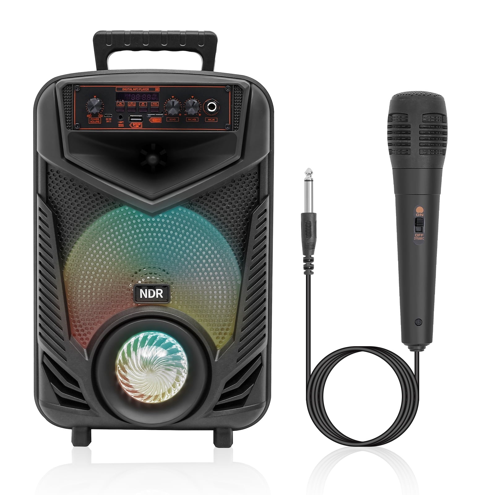 SUGIFT Bluetooth Party Speaker, Black, Portable