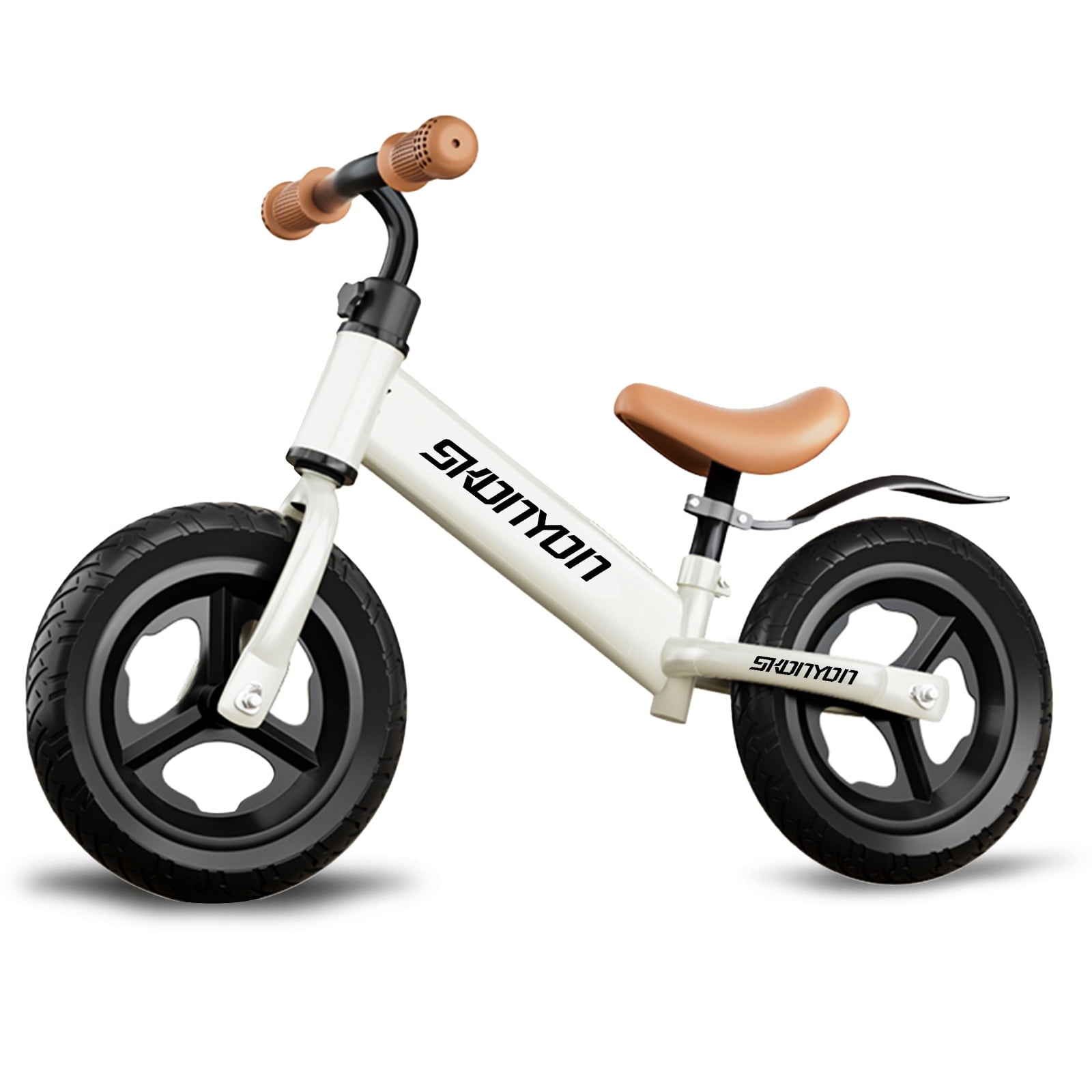 SUGIFT Toddler Balance Bike Toys for 2-5 Years Old Boys Girls 12 Kids Training Balance Bike No Pedals Bike White