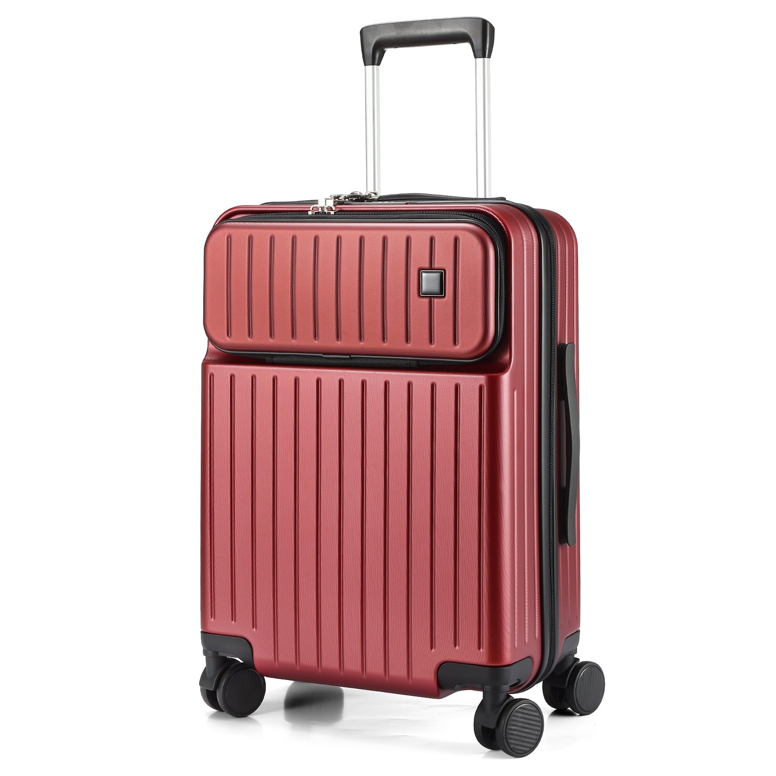 Sugift 20 inch Carry On Luggage Hardside Spinner Suitcase with TSA