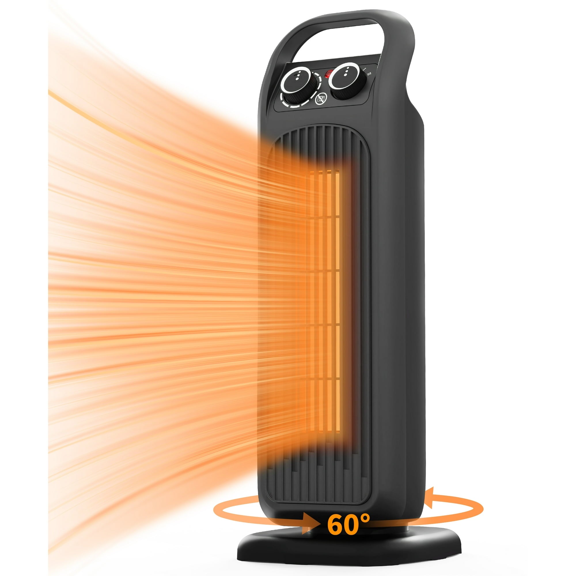 SUGIFT Space Heater, 1500W Electric Heater for Indoor Use, Portable PTC Ceramic Heater for Bedroom, Office