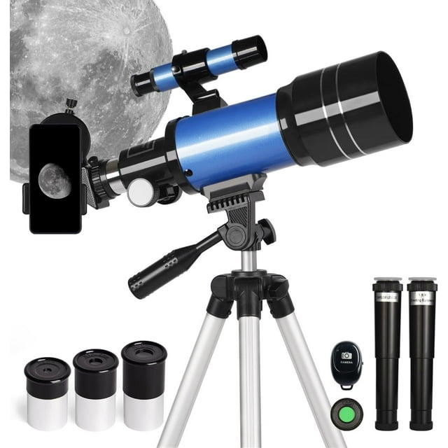 SUGIFT Telescope for Kids& Beginners 70mm Aperture 300mm Astronomical Refractor Telescope