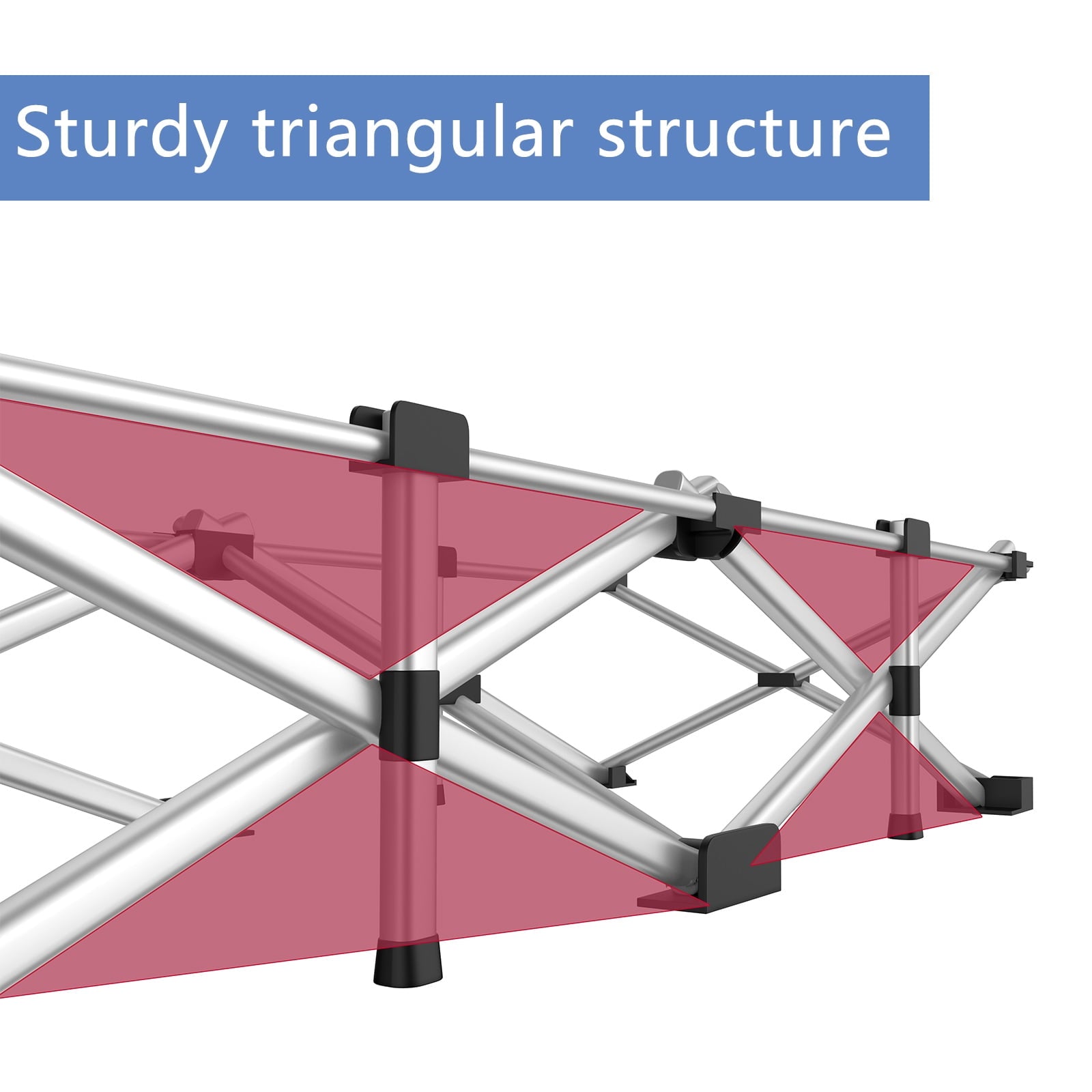 SUGIFT Folding Camping Cot 32 XXL Adult widen Folding Bad for Portable Folding Bed with Mattress and Carry Bag