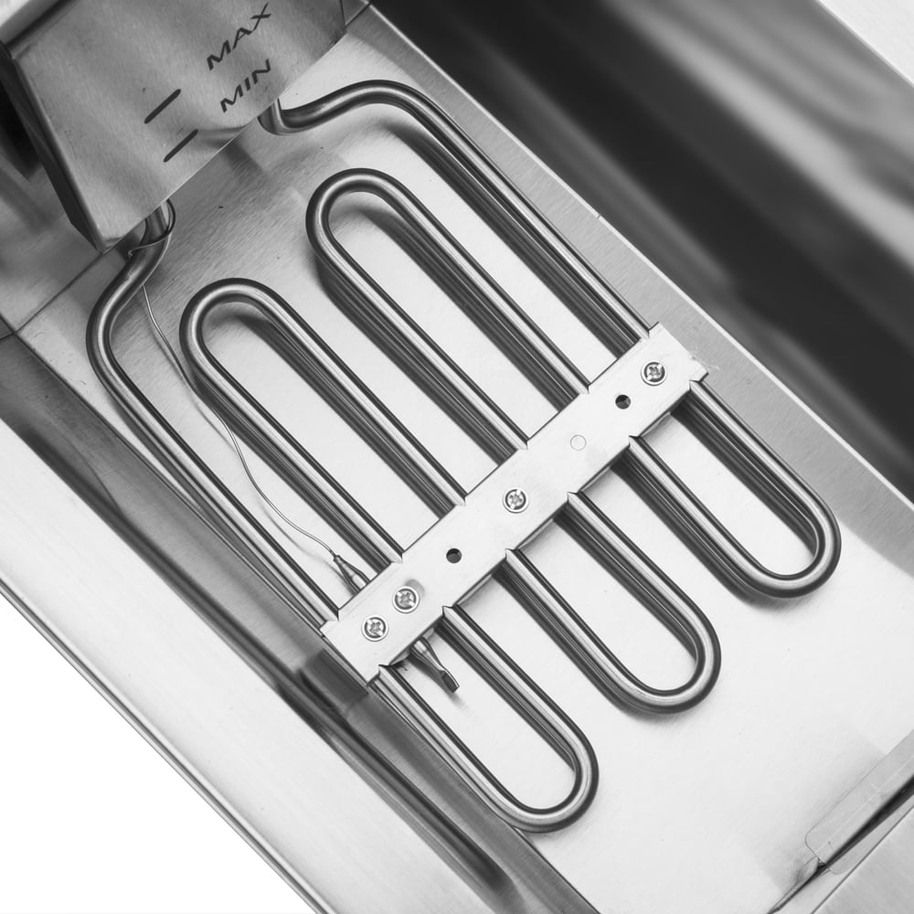 SUGIFT 16.9QT Stainless Steel Faucet Double Tank Deep Fryer 3400W MAX