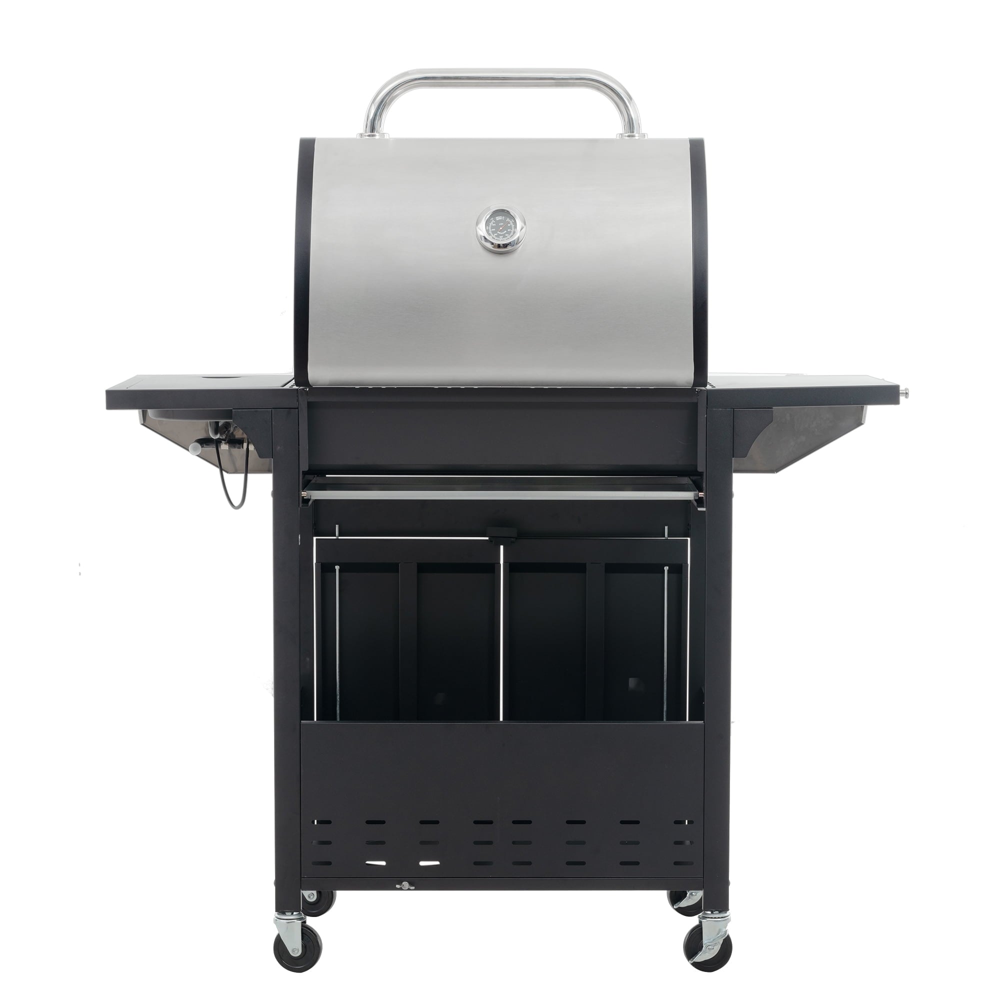 SUGIFT Propane Grill 4 Burner Barbecue Grill Stainless Steel Gas Grill with Side Burner