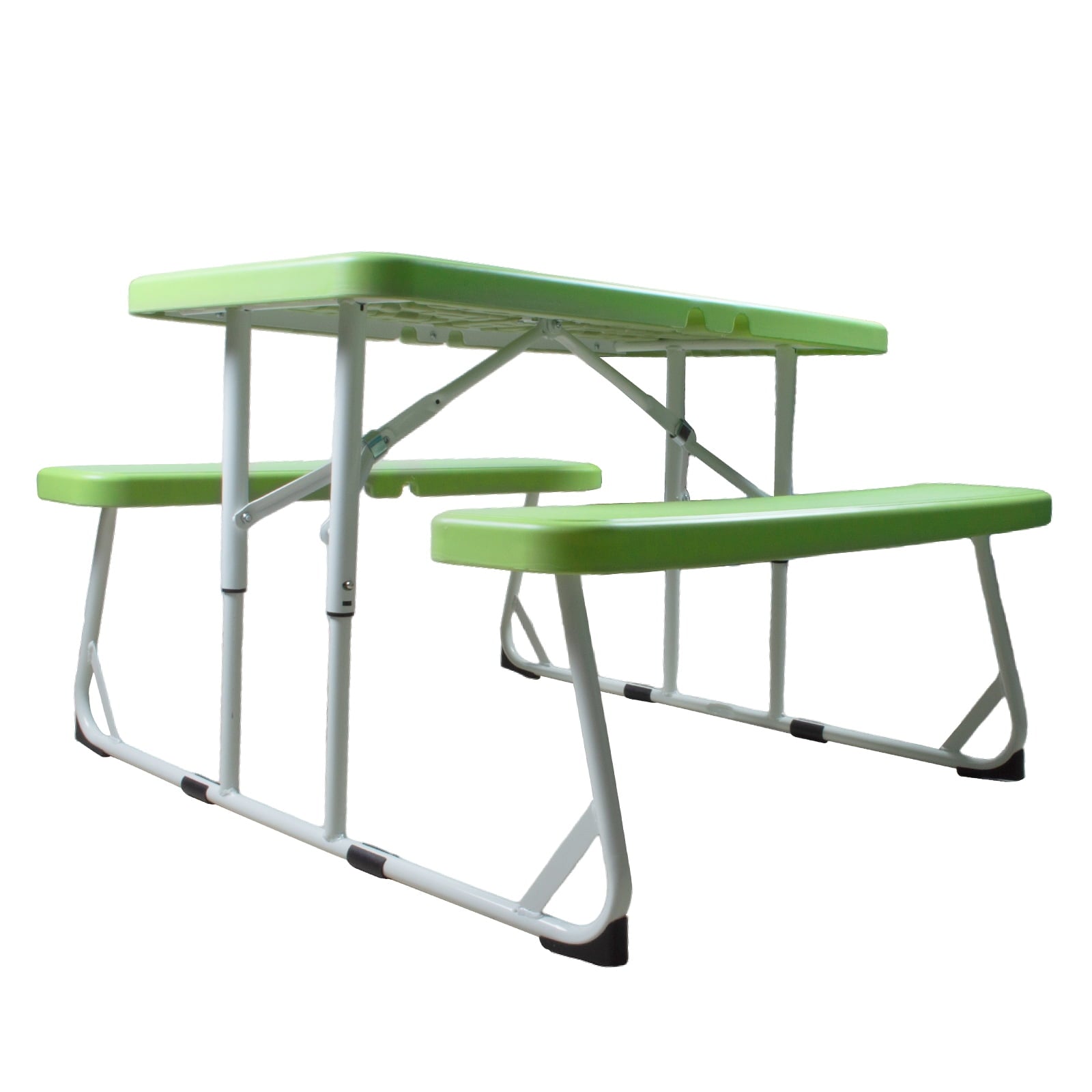 SUGIFT Kids Picnic Table Set Green