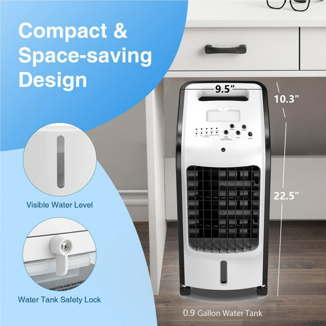 SUGIFT Evaporative Portable Air Cooler Fan with Remote Control