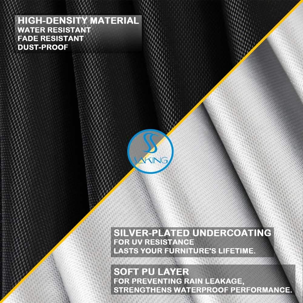 SUGIFT Egg Chair Cover Waterproof Swing Chair Cover with Zipper Patio Hanging Chair Cover 75 x 45 inches