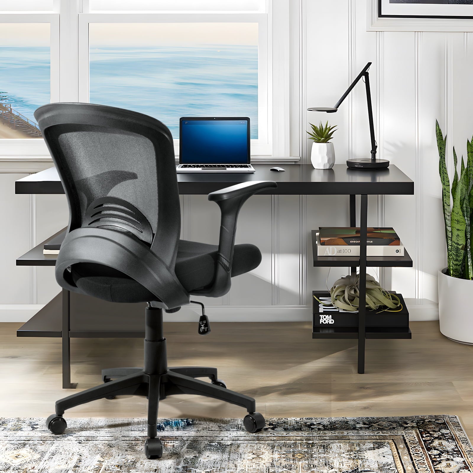 SUGIFT Office Chair, Ergonomic Desk Chair Breathable Mesh Chair, Black