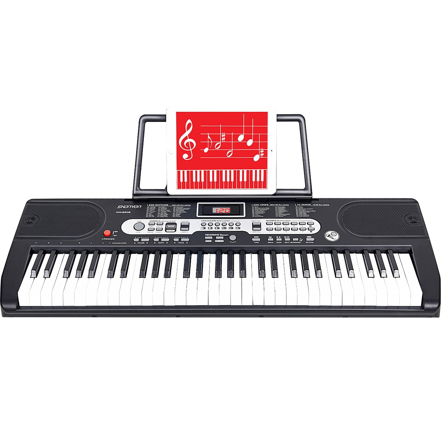 YouYeap 61 Key Piano Keyboard Portable Electric Keyboard with Microphone