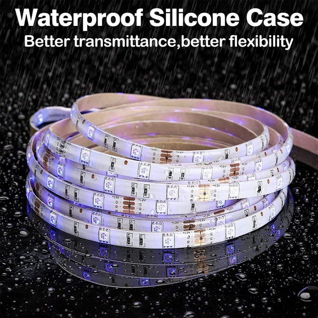 SUGIFT Led Light Strip,16.4ft 5050 LED Strip Lights with 44Keys Remote Bright and Multicolor RGB LED Lights for Home , Yard, Party Decoration