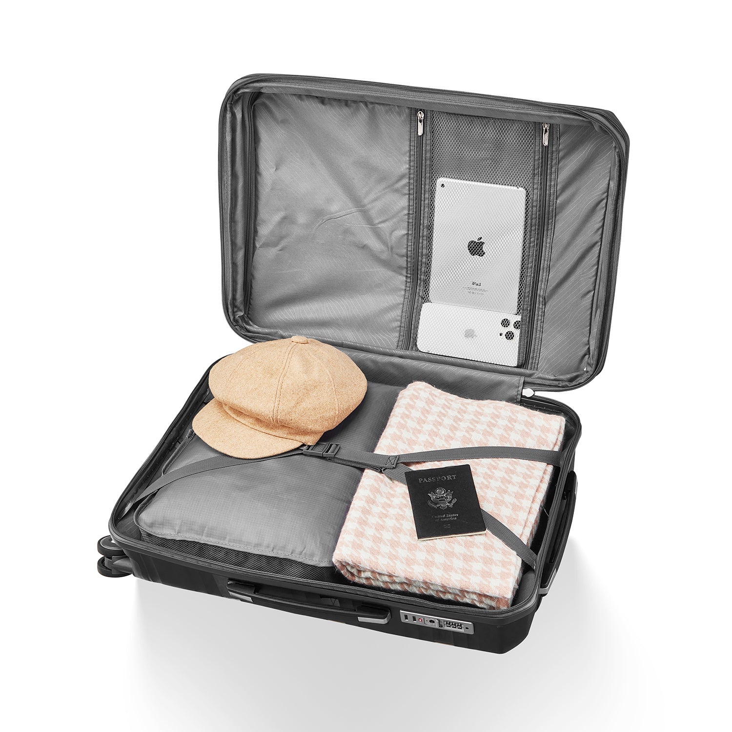 SUGIFT Luggage 4 Piece Sets(14/20/24/28), Hard Shell Lightweight TSA Lock Carry on Expandable Suitcase with Spinner Wheels Travel Set for Men Women